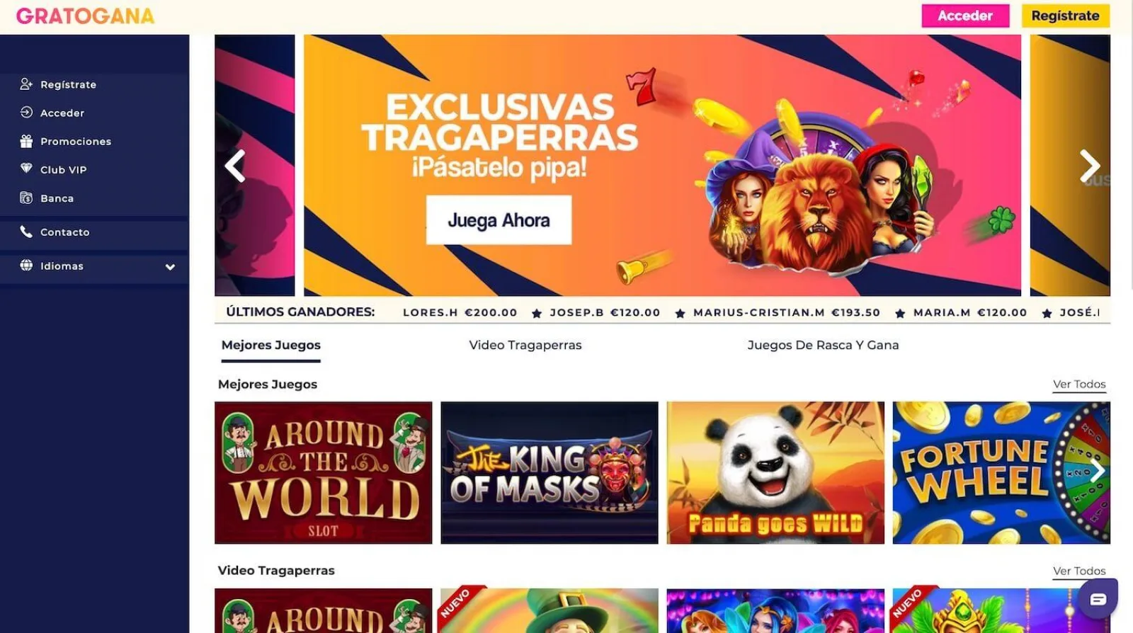 GratoGana Casino Online Espana