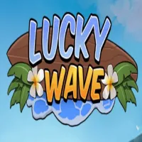 El logo de la Lucky Wave Tragaperras