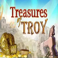 El logo de la Treasures of Troy Tragaperras