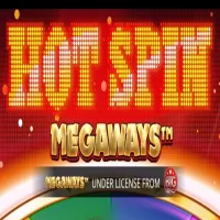 El logo de la Hot Spin Megaways Tragaperras