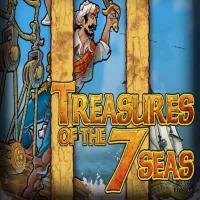 El logo de la Treasures of the 7 Seas Tragaperras