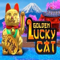 El logo de la Golden Lucky Cat Bingo Tragaperras