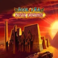 El logo de la Book of Ra Mystic Fortunes Tragaperras