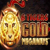 El logo de la 8 Tigers Gold Megaways Tragaperras