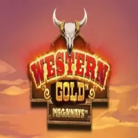 El logo de la Western Gold Megaways Tragaperras