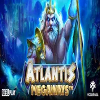 El logo de la Atlantis Megaways Tragaperras
