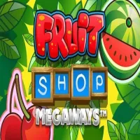 El logo de la Fruit Shop Megaways Tragaperras