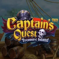 El logo de la Captain's Quest Treasure Island Tragaperras