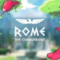 El logo de la Rome The Conquerors Tragaperras