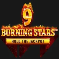 El logo de la 9 Burning Stars Tragaperras