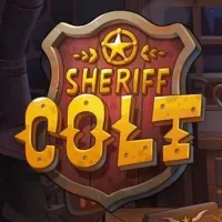 El logo de la Sheriff Colt Tragaperras
