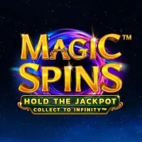 El logo de la Magic Spins Hold the Jackpot Tragaperras
