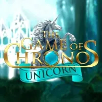 El logo de la The Game of Chronos Unicorn Tragaperras