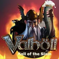 El logo de la Valholl Hall of the Slain Tragaperras